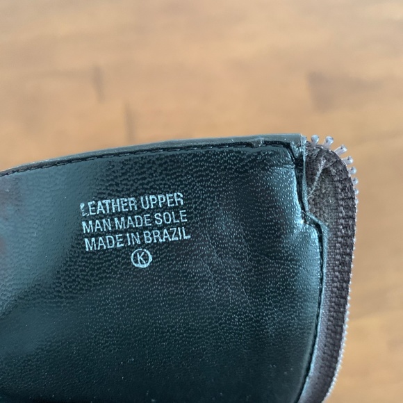 SOLD - Etienne Aigner Dark Brown Ankle Boots - Picture 7 of 13